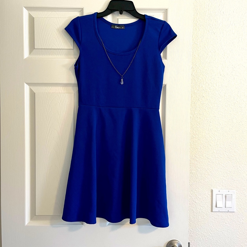 Blue Pinc Dress
